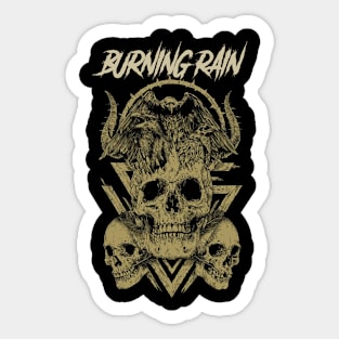 BURNING RAIN BAND Sticker